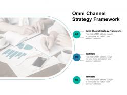 Omni channel strategy framework ppt powerpoint presentation background cpb