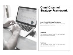 Omni channel strategy framework ppt powerpoint presentation layouts master slide cpb