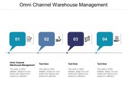 Omni channel warehouse management ppt powerpoint presentation summary elements cpb
