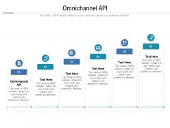 Omnichannel api ppt powerpoint presentation show cpb