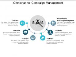 Omnichannel campaign management ppt powerpoint presentation icon grid cpb
