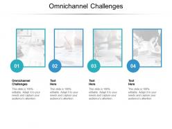 Omnichannel challenges ppt powerpoint presentation infographics themes cpb