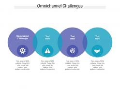 Omnichannel challenges ppt powerpoint presentation model information cpb