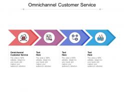 Omnichannel customer service ppt powerpoint presentation icon clipart cpb