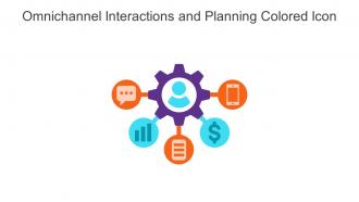 Omnichannel Interactions And Planning Colored Icon In Powerpoint Pptx Png And Editable Eps Format
