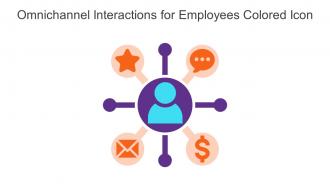Omnichannel Interactions For Employees Colored Icon In Powerpoint Pptx Png And Editable Eps Format