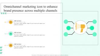 Omnichannel Marketing Icon To Enhance Brand Presence Across Multiple Channels