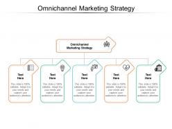 Omnichannel marketing strategy ppt powerpoint presentation model professional cpb