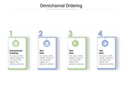 Omnichannel ordering ppt powerpoint presentation infographic template structure cpb