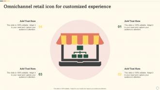 Omnichannel Retail Icon For Customized Experience