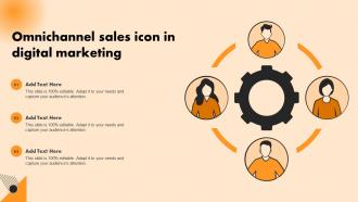Omnichannel Sales Icon In Digital Marketing