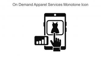 On Demand Apparel Services Monotone Icon In Powerpoint Pptx Png And Editable Eps Format