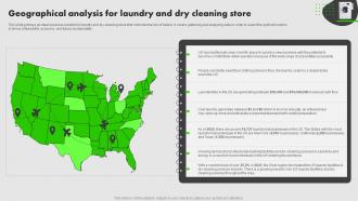 On Demand Laundry Business Plan Geographical Analysis For Laundry And Dry Cleaning Store BP SS