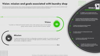 On Demand Laundry Business Plan Vision Mission And Goals Associated With Laundry Shop BP SS