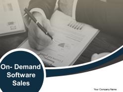 On Demand Software Sales Powerpoint Presentation Slides
