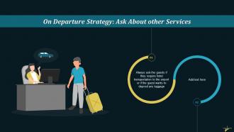 On Departure Strategy Ask About Other Services Training Ppt