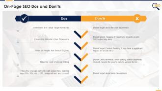 On page seo dos and donts edu ppt