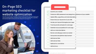 On Page SEO Marketing Checklist For Website Online And Offline Client Acquisition