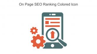 On Page SEO Ranking Colored Icon In Powerpoint Pptx Png And Editable Eps Format