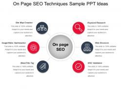 On page seo techniques sample ppt ideas