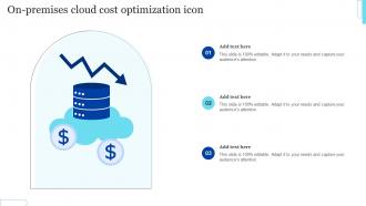On Premises Cloud Cost Optimization Icon