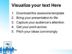 On screen presentation business powerpoint templates and powerpoint backgrounds 0811