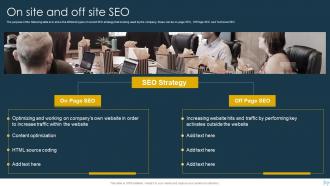 On Site And Off Site SEO B2b And B2c Marketing Strategy SEO Strateg