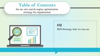 On Site Search Engine Optimization Strategy For Organization Powerpoint Presentation Slides Customizable Impactful