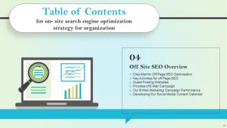 On Site Search Engine Optimization Strategy For Organization Powerpoint Presentation Slides Appealing Impactful