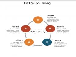 On the job training ppt powerpoint presentation model templates cpb