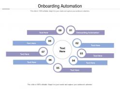 Onboarding automation ppt powerpoint presentation gallery microsoft cpb