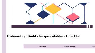 Onboarding Buddy Responsibilities Checklist PPT Guidelines AT