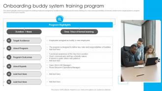 Onboarding Buddy System Training Program