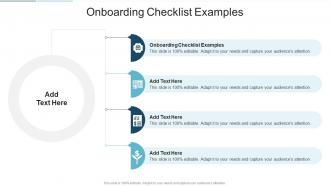 Onboarding Checklist Examples In Powerpoint And Google Slides Cpb