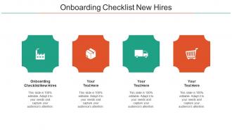 Onboarding Checklist New Hires Ppt Powerpoint Presentation File Template Cpb