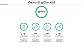 Onboarding checklist ppt powerpoint presentation infographic template vector cpb