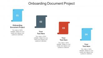 Onboarding document project ppt powerpoint presentation infographic template show cpb
