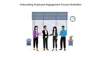 Onboarding Employee Engagement Process Illustration