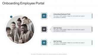 Onboarding Employee Portal In Powerpoint And Google Slides Cpb