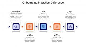 Onboarding Induction Difference Ppt Powerpoint Presentation Gallery Ideas Cpb