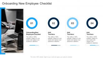 Onboarding New Employee Checklist In Powerpoint And Google Slides Cpb