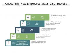 Onboarding new employees maximizing success ppt powerpoint ideas cpb