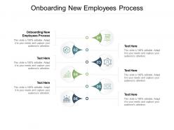 Onboarding new employees process ppt powerpoint presentation outline cpb