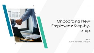 Onboarding New Employees Step By Step PPT Example AT