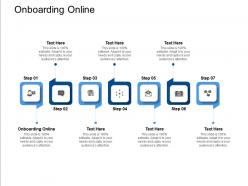 Onboarding online ppt powerpoint presentation portfolio slides cpb