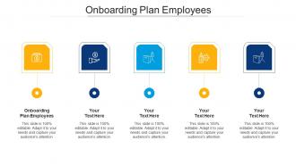 Onboarding plan employees ppt powerpoint presentation summary portfolio cpb