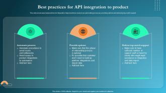 Onboarding Process Best Practices For API Integration To Product