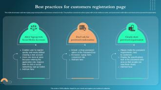 Onboarding Process Best Practices For Customers Registration Page