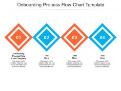 Onboarding process flow chart template ppt powerpoint presentation infographics smartart cpb