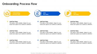Onboarding Process Flow In Powerpoint And Google Slides Cpb